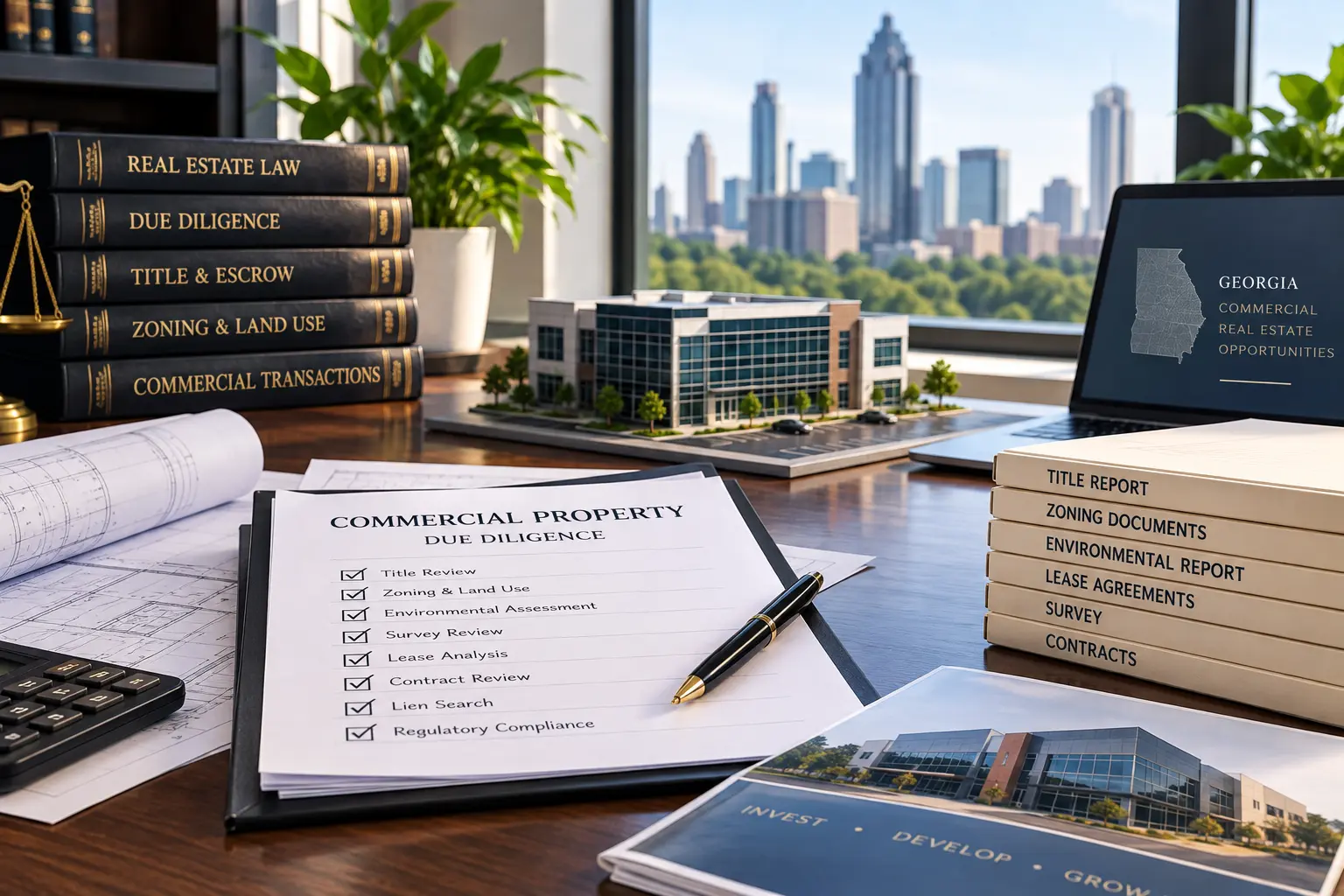 Commercial property due diligence checklist for buying real estate in Georgia